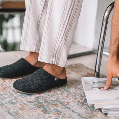 Neo-FR Herren Hausschuhe Negre