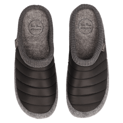 Nix-TK Herren Hausschuhe Negre