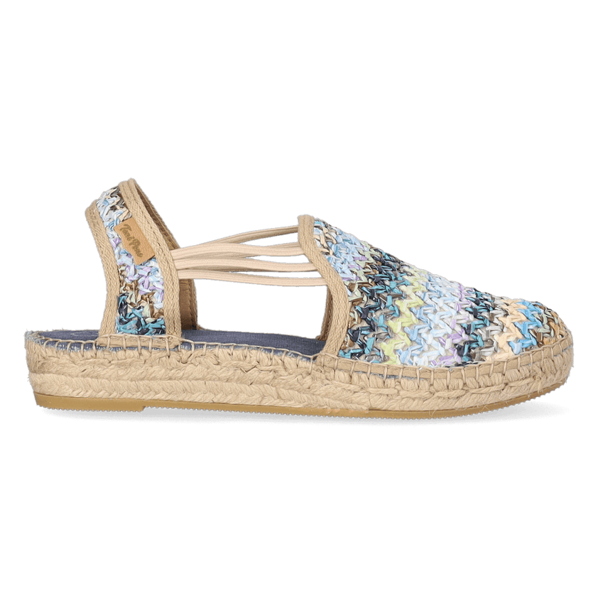 Noa-NZ Damen Espadrilles Blau