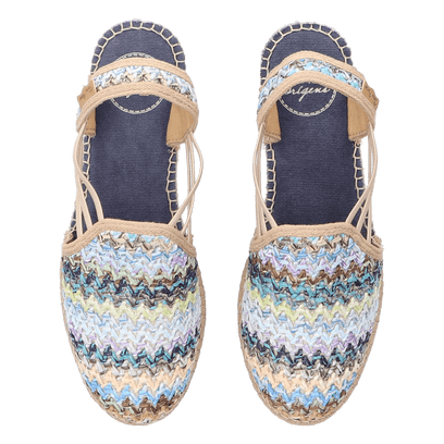 Noa-NZ Damen Espadrilles Blau