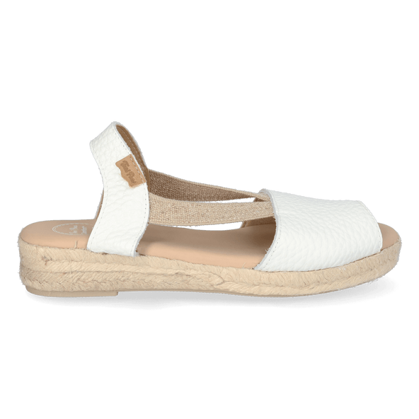 Nuvol Damen Leder-Espadrilles Blanc Nuvol Damen Leder-Espadrilles Blanc