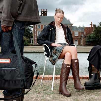 Women's Original Refined Tall Onion Quilt Boots Brown Bolt