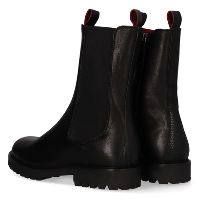 BEBE 03.01 Damen Leder-Boots Black