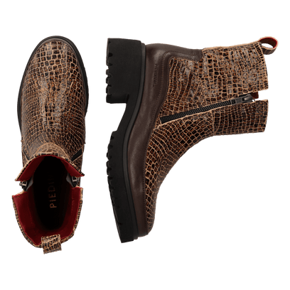 COCO 09.13 Damen Leder-Stiefeletten Brown