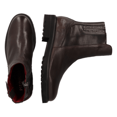HAUDI 04.02 Damen Leder-Boots Dark Brown