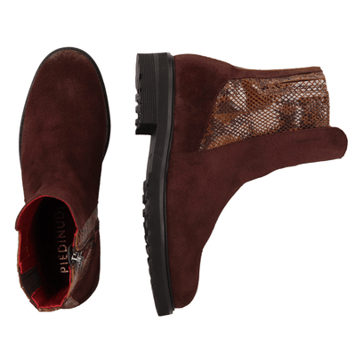 HAUDI 04.03 Damen Wildleder-Boots Dark Brown