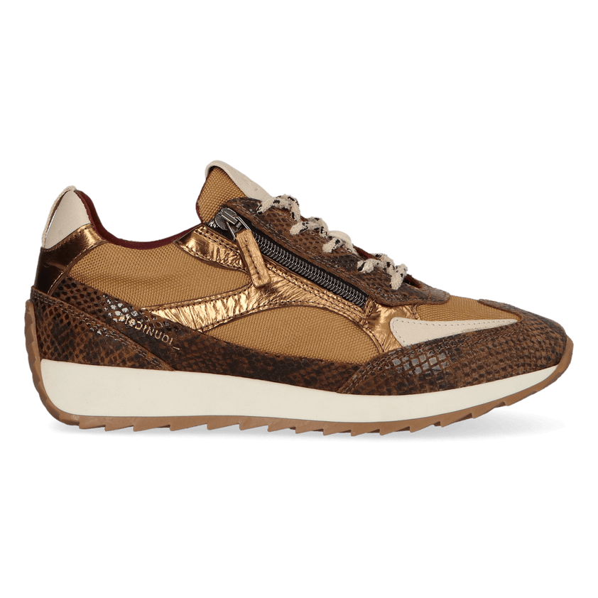 HERA 08.02 Damen Sneaker Leder/Mesh Dark Brown