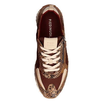 HERA 08.03 Damen Sneaker Leder/Mesh Cuoio