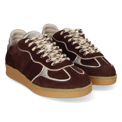 IMOLA 01.26 Damen Wildleder-Sneaker Dark Brown