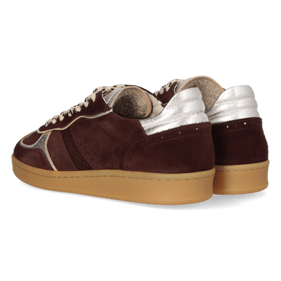 IMOLA 01.26 Damen Wildleder-Sneaker Dark Brown