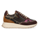 KAROL 04.04 Damen Leder-Sneaker Dark Brown/Purple