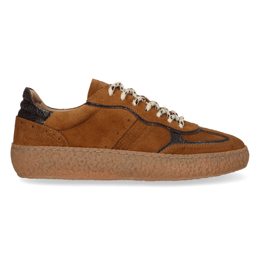 LIXI 03.03 Damen Wildleder-Sneaker Tabacco