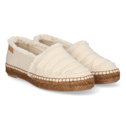 Rose-DH Damen Espadrilles Canvas Cru