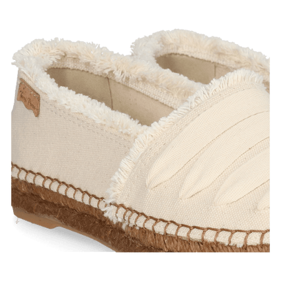 Rose-DH Damen Espadrilles Canvas Cru