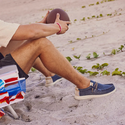 Wally Coastline Jute Herren Halbschuhe Navy