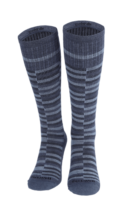 Geo Herren Kompressionsstrümpfe 15-20 mmHg Denim