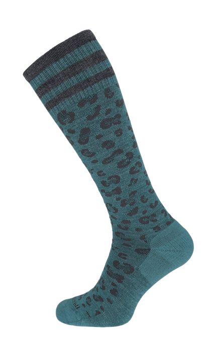 Leopard Damen Kompressionsstrümpfe 15-20 mmHg Mineral