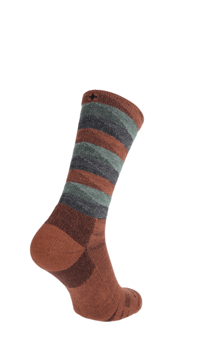 Peaks Herren Wandersocken 15-20 mmHg Terracotta
