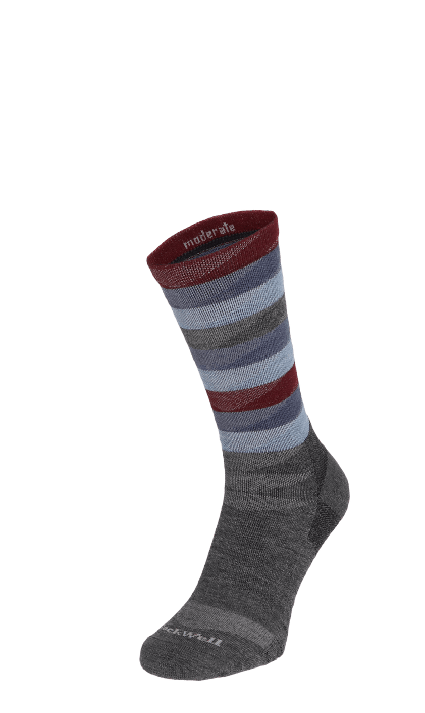 Peaks Herren Wandersocken 15-20 mmHg Charcoal