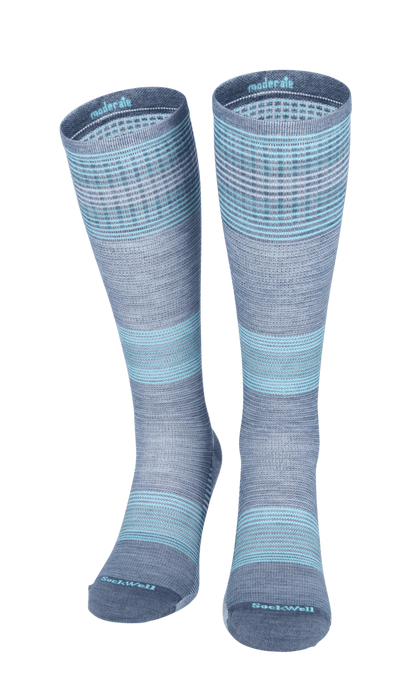 Cedence Damen Sportsocken 15-20 mmHg Denim