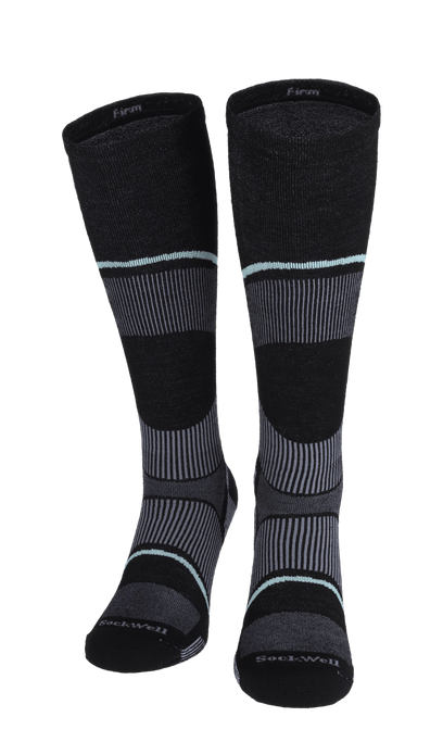 Stabilizer Damen Sportsocken 20-30 mmHg Black
