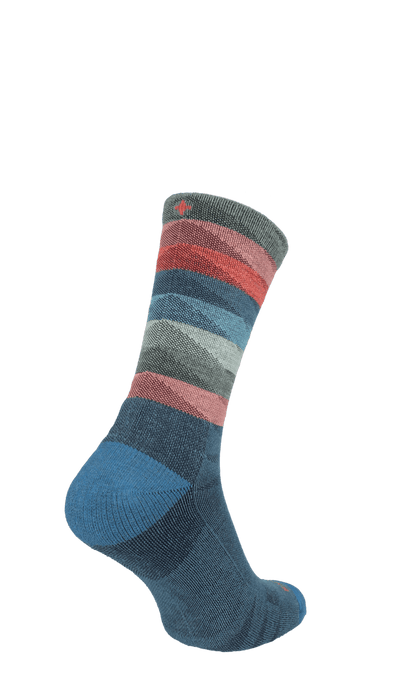 Peaks Damen Wandersocken 15-20 mmHg Blueridge