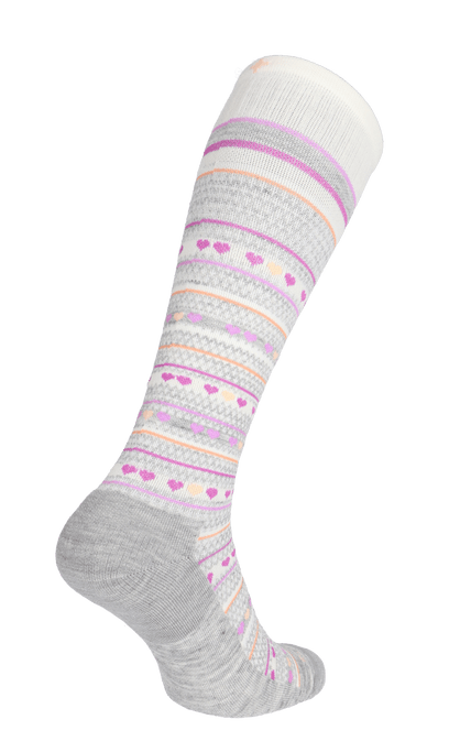 Heartlink Damen Kompressionsstrümpfe 20-30 mmHg Light Grey