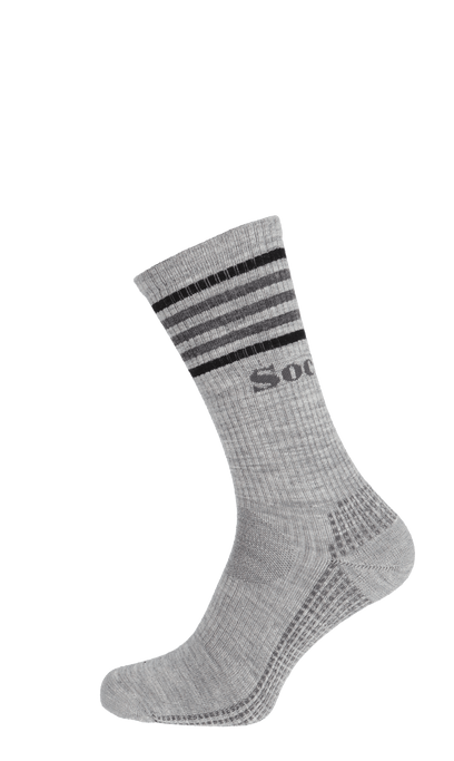 Run Club Crew Herren Sportsocken 15-20 mmHg Light Grey