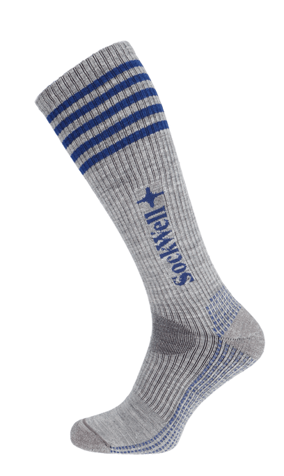 Run Club Herren Sportsocken 15-20 mmHg Light Grey