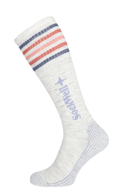 Run Club Damen Sportsocken 15-20 mmHg Ash