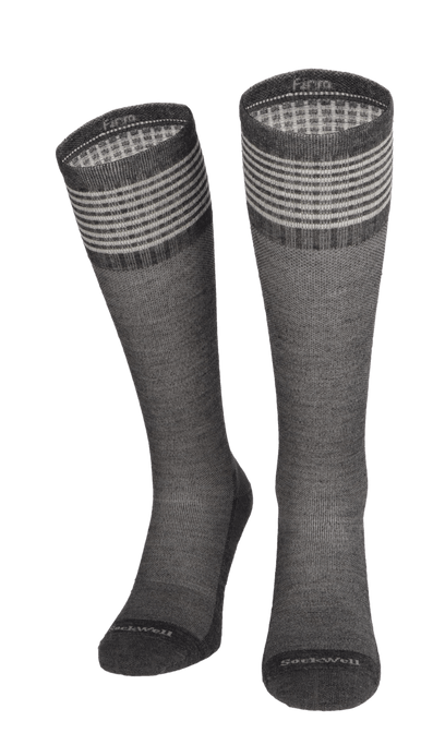 Elevation Damen Kompressionsstrümpfe 20-30 mmHg Charcoal Solid
