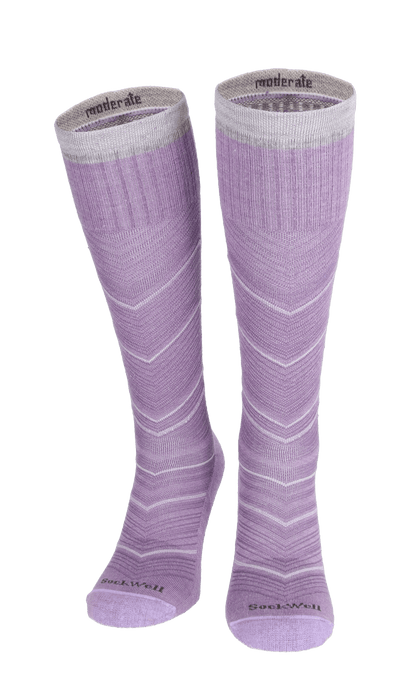 Full Flattery Damen Kompressionsstrümpfe 15-20 mmHg Lavender