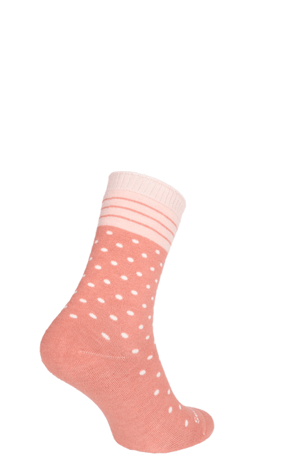 Plush Damen Komfort Socken Pink Clay