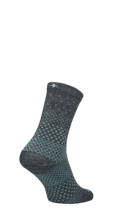 Plantar Ease Crew Damen Fersensporn Socken Klasse 2 Charcoal