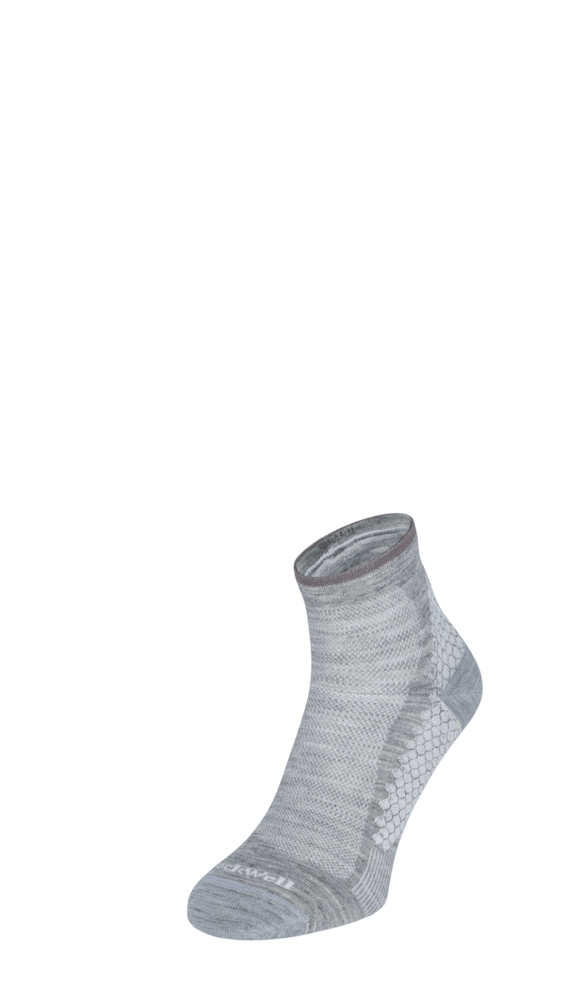 Plantar Sport Quarter Damen Fersensporn Socken Grey