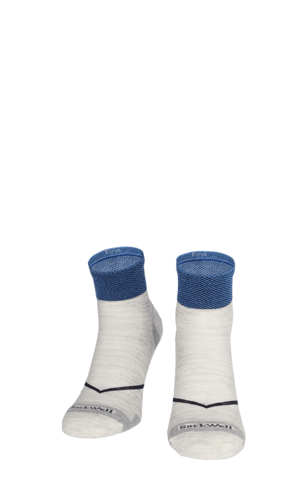 Pulse Quarter Herren Sportsocken 20-30 mmHg Ash