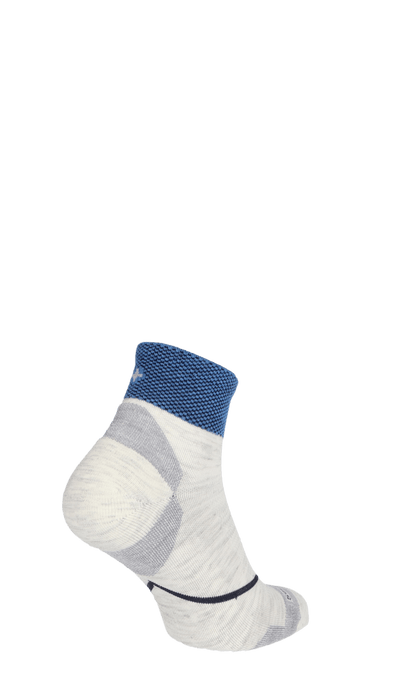 Pulse Quarter Herren Sportsocken 20-30 mmHg Ash