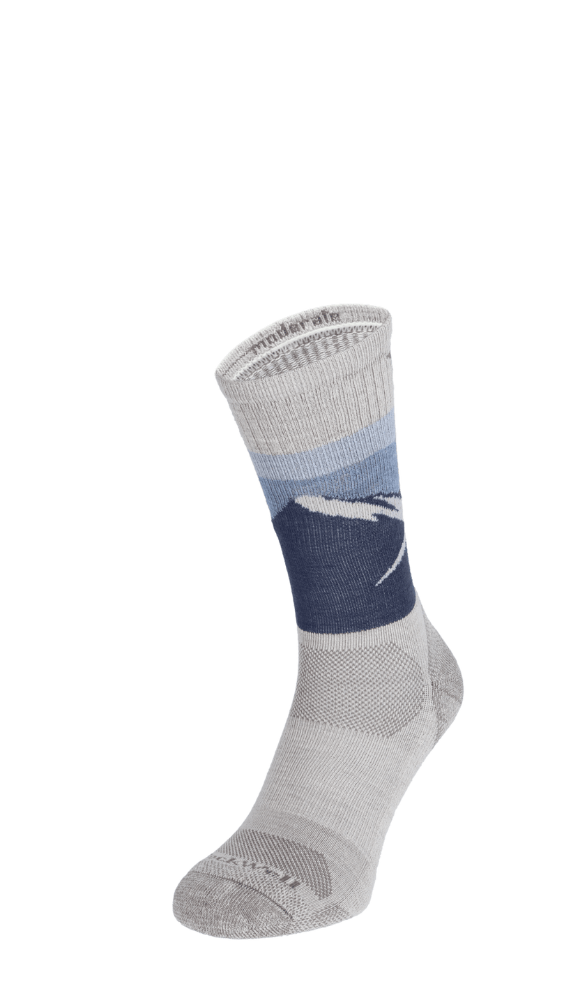 Modern Mountain Crew Herren Wandersocken 15-20mmHg Natural