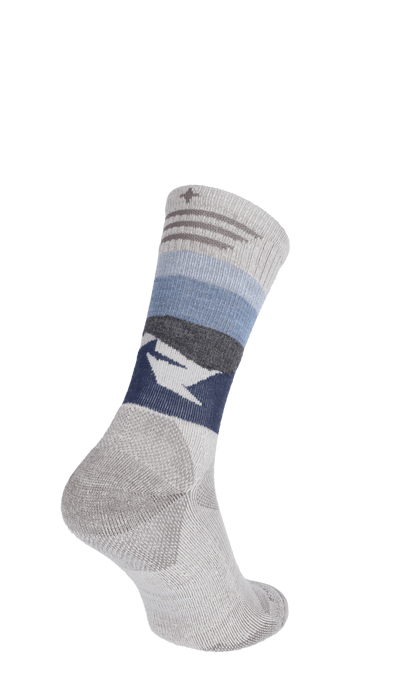 Modern Mountain Crew Herren Wandersocken 15-20mmHg Natural