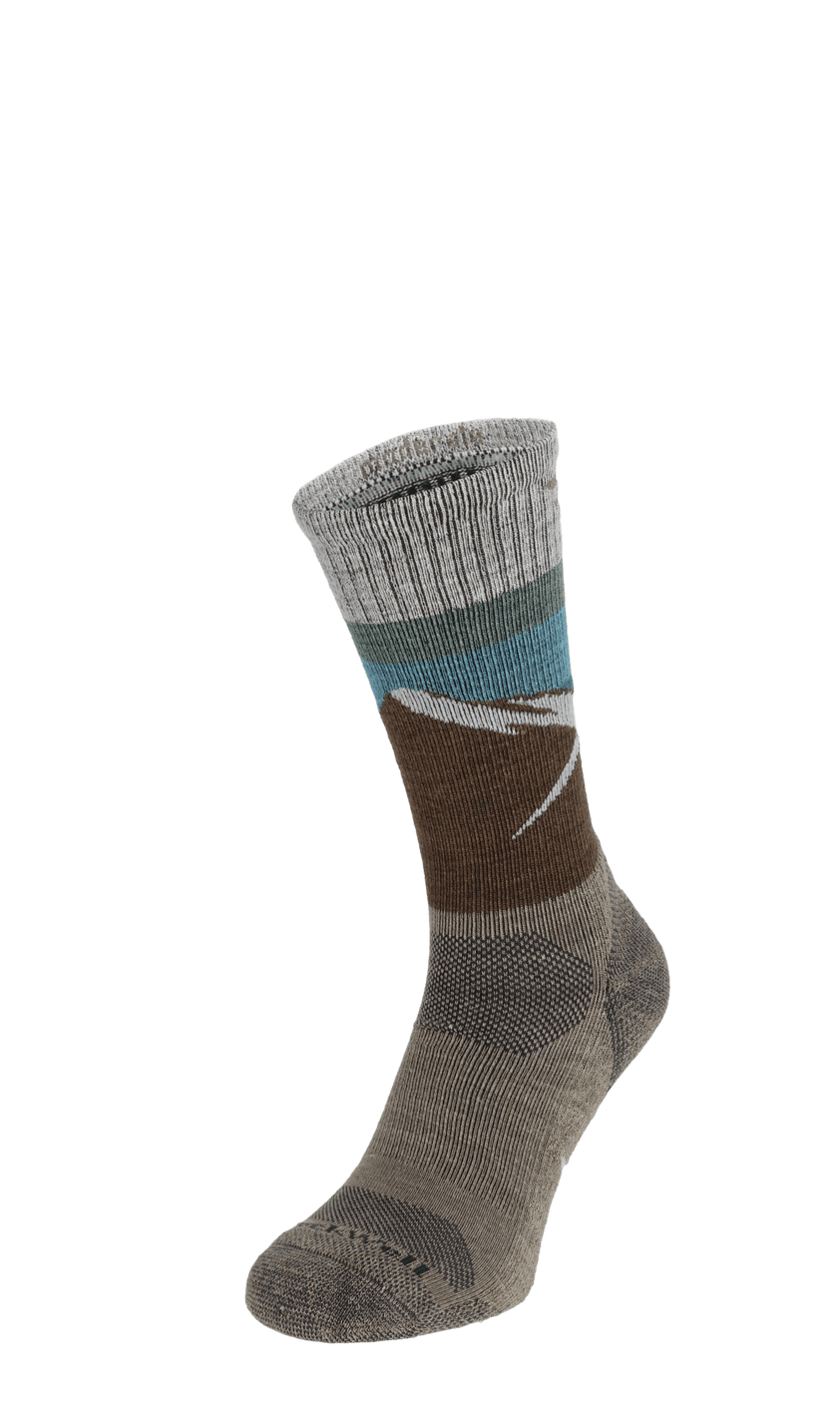 Modern Mountain Crew Herren Wandersocken 15-20mmHg Khaki