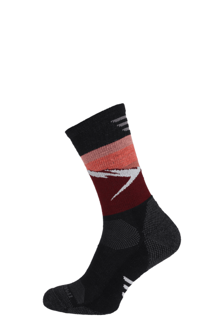 Modern Mountain Crew Herren Wandersocken 15-20mmHg Black