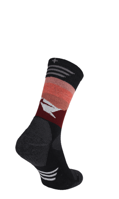 Modern Mountain Crew Herren Wandersocken 15-20mmHg Black