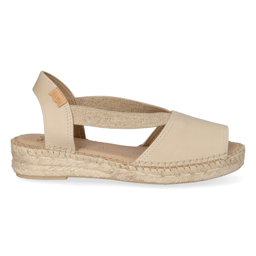 Tala Damen Leder-Espadrilles Gel