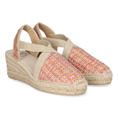 Terra-CS Damen Espadrilles Raffia Multi