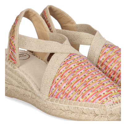 Terra-CS Damen Espadrilles Raffia Multi