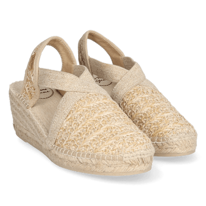 Terra-NZ Raffia Damen Espadrilles Natural