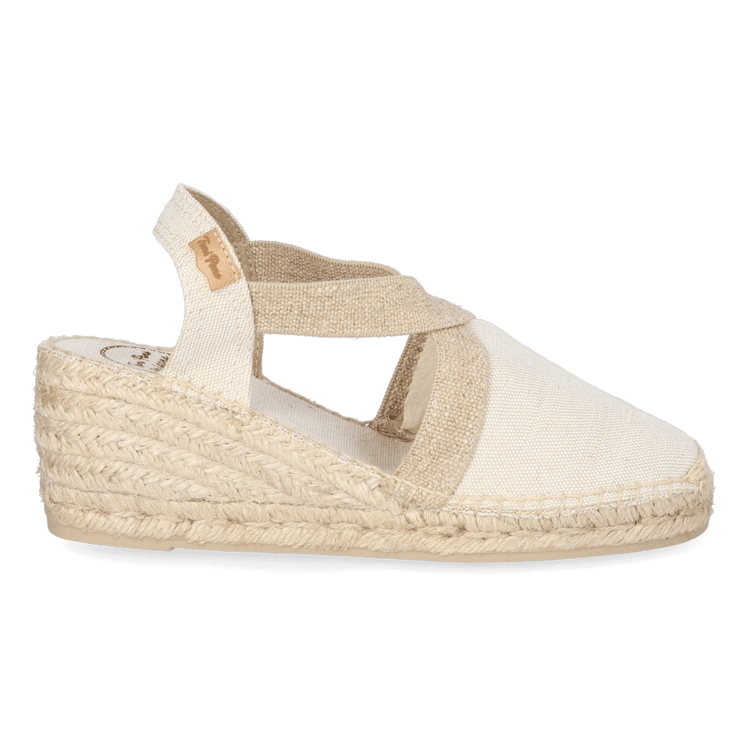 Terra-V Damen Espadrilles Cru Vintage