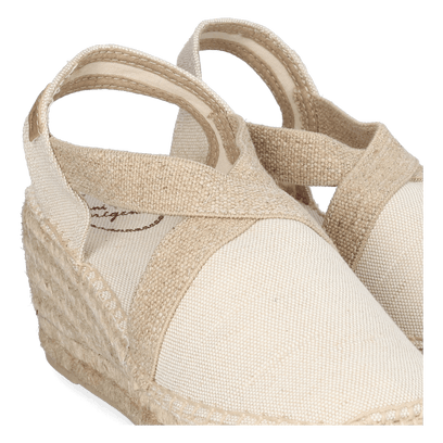 Terra-V Damen Espadrilles Cru Vintage