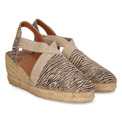 Terra-ZB Damen Espadrilles Zebra