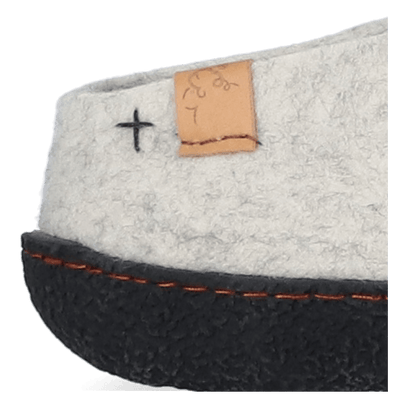 Slipa Wollfilz-Pantoffel Natural Delta